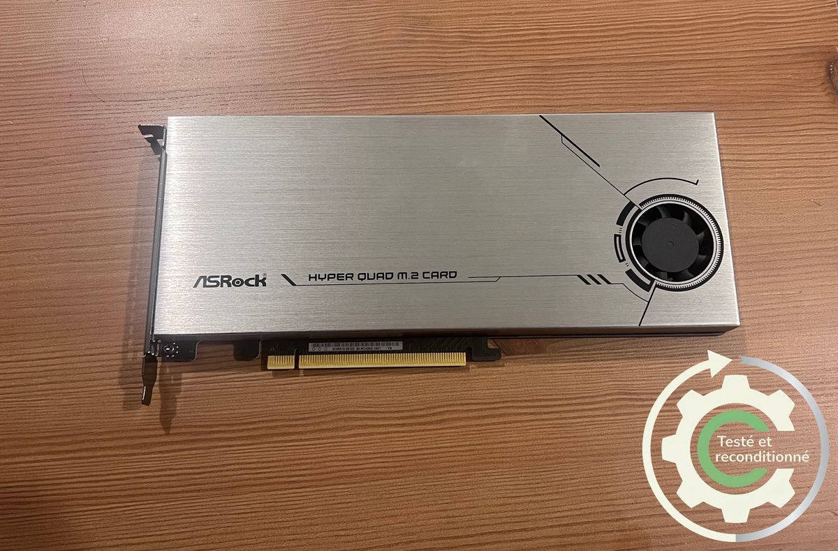 ASRock Hyper Quad M.2 X16 Card - Reconditionnée – ReforgedTech