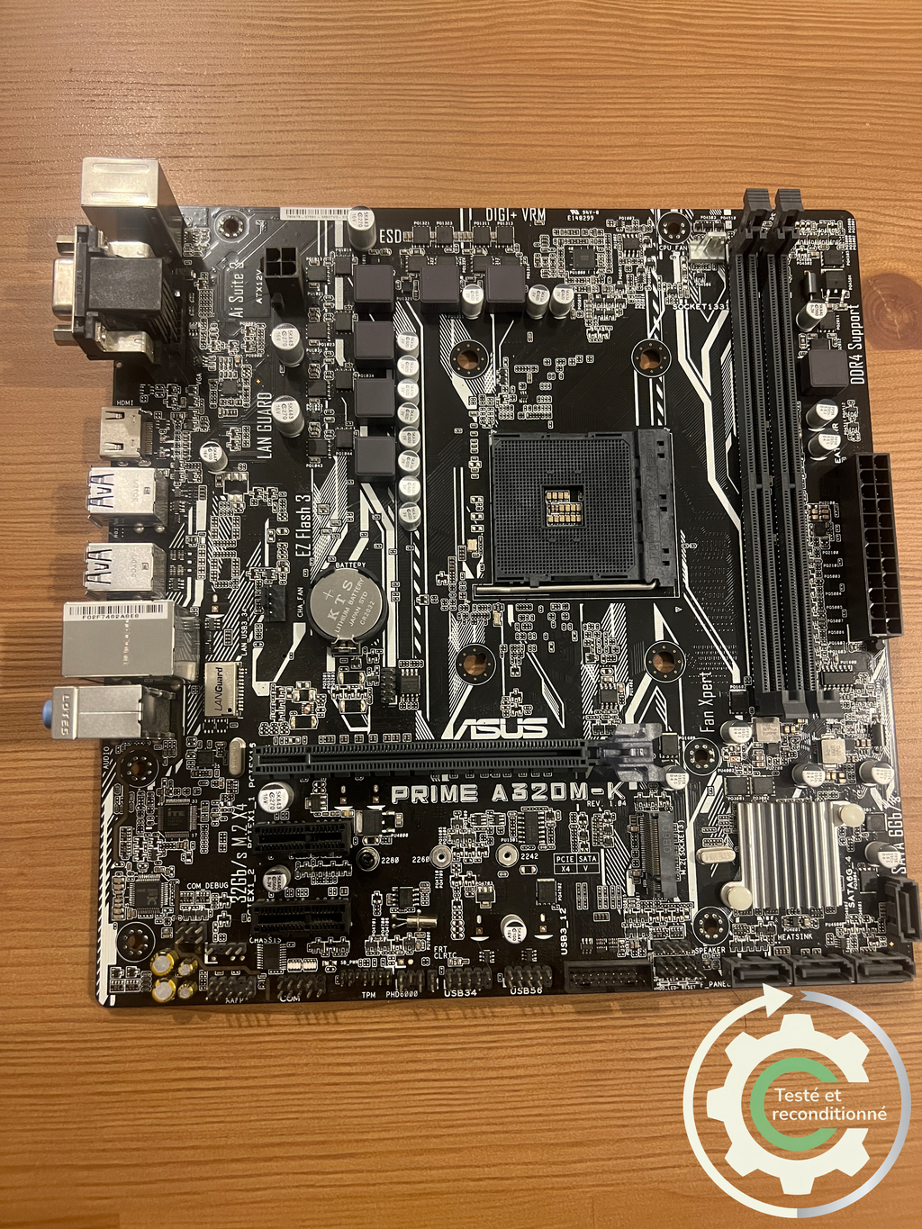 Asus Prime A320M-K - Reconditionnée