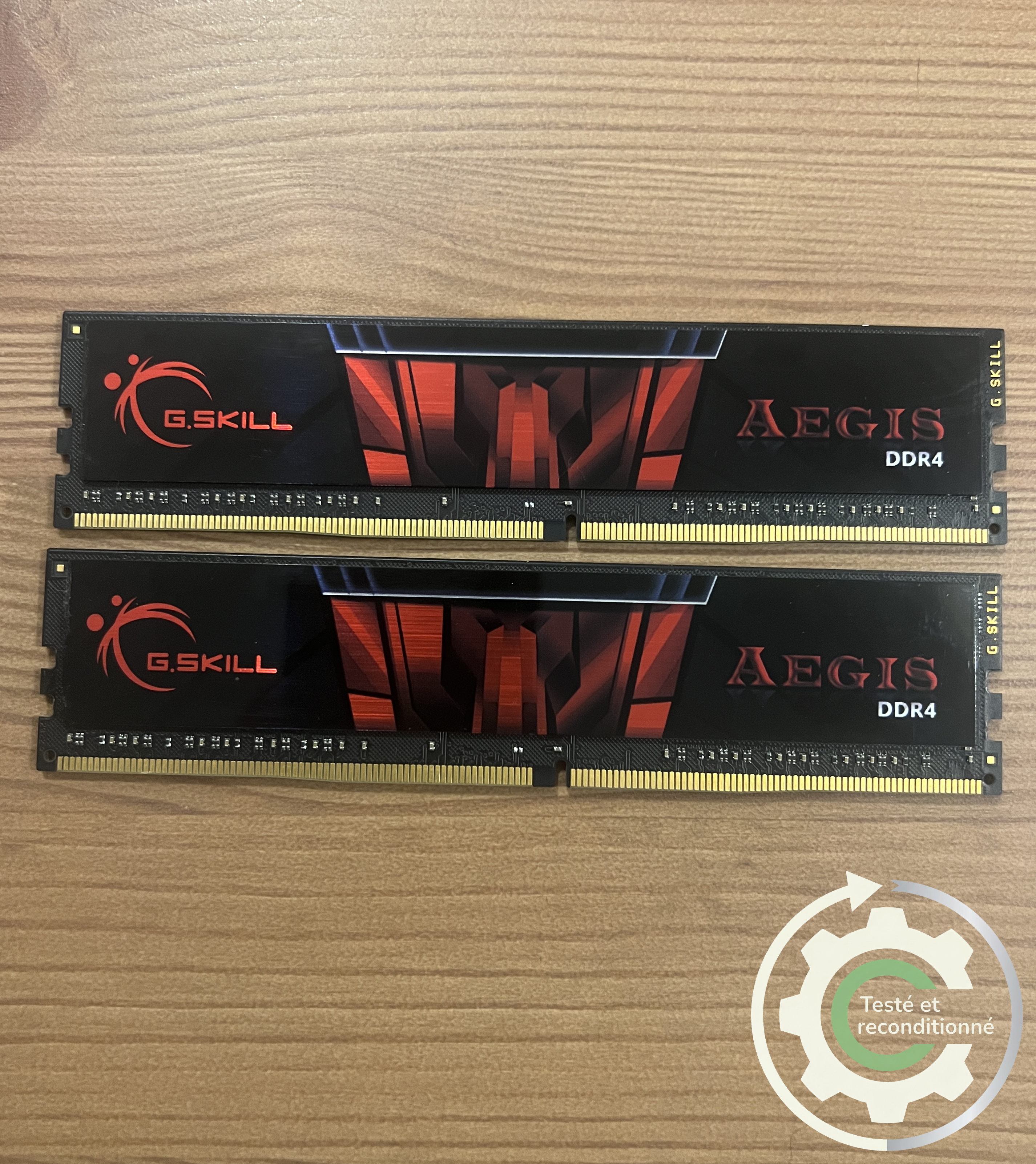 G.Skill Aegis - 16 Go (2x8 Go) - DDR4 3200 MHz CL16 - Reconditionnée