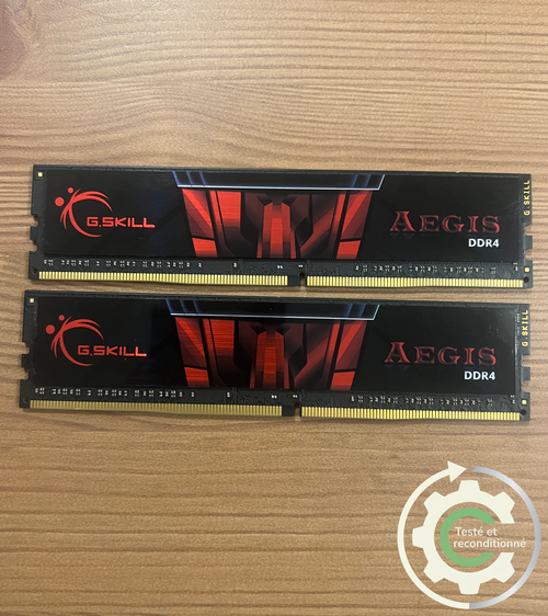 G.Skill Aegis - 16 Go (2x8 Go) - DDR4 3200 MHz CL16 - Reconditionnée