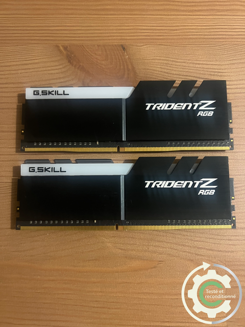 G.Skill TridentZ RGB - 16 Go (2x8Go) - DDR4 3000 MHz - Reconditionnée