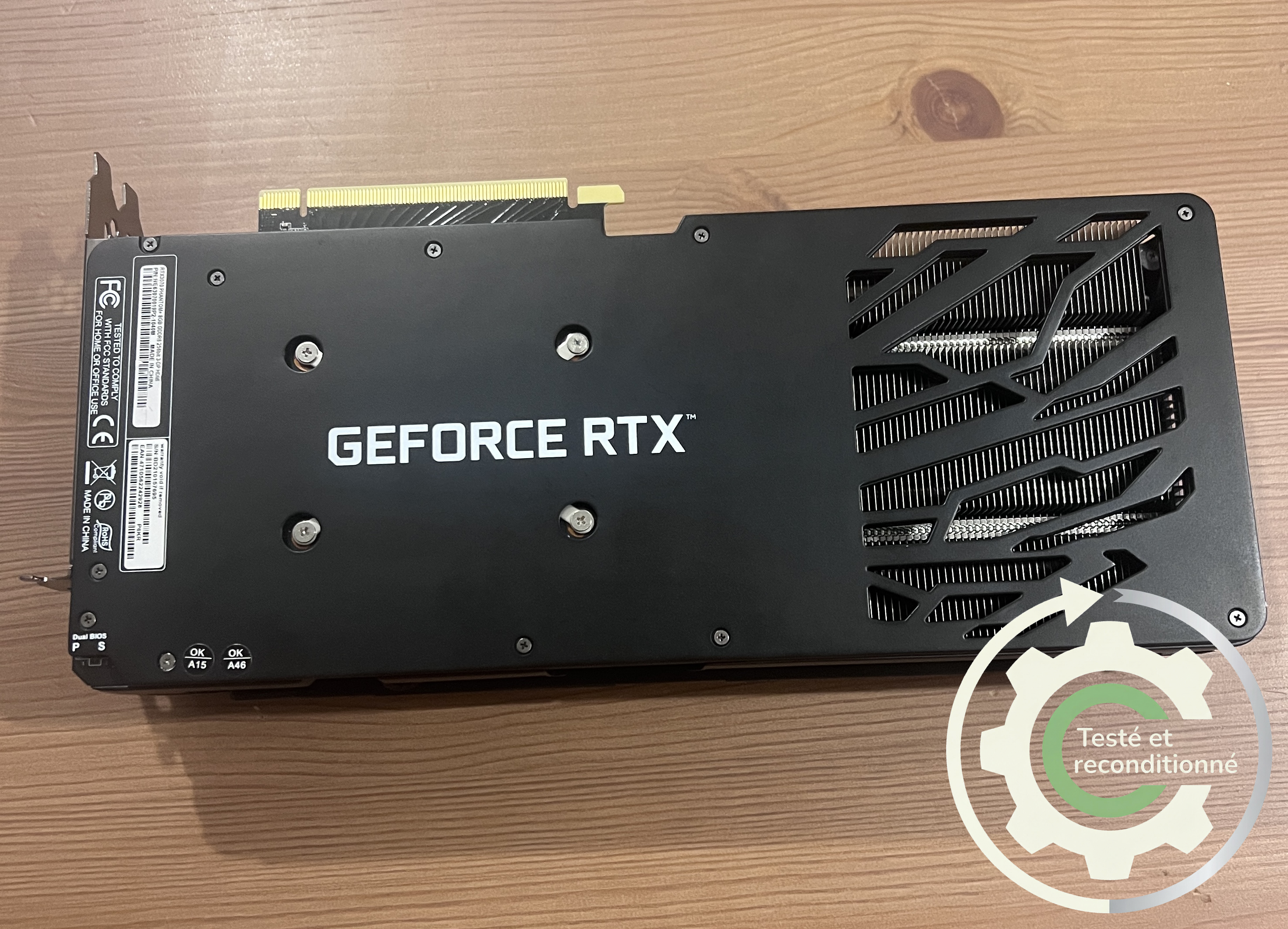 Gainward GeForce RTX 3070 Phantom+ 8G (LHR) - Reconditionnée