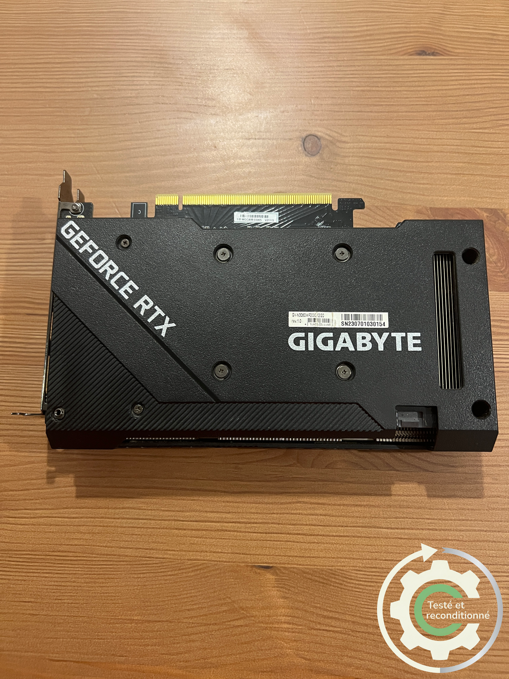 Gigabyte GeForce RTX 3060 WINDFORCE OC 12G - Reconditionnée