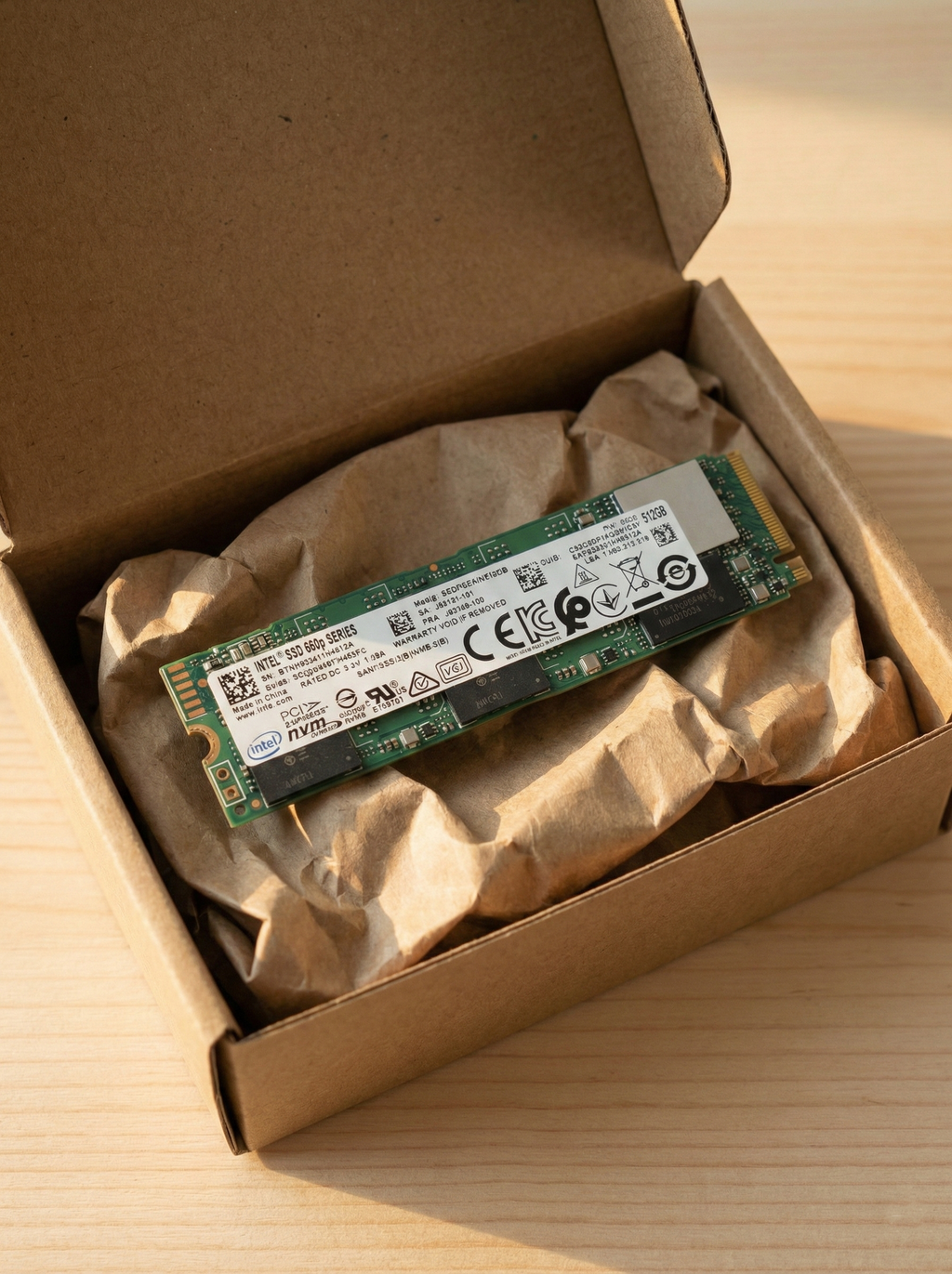 Intel 660p Series SSD - 512 Go NVMe - Reconditionné
