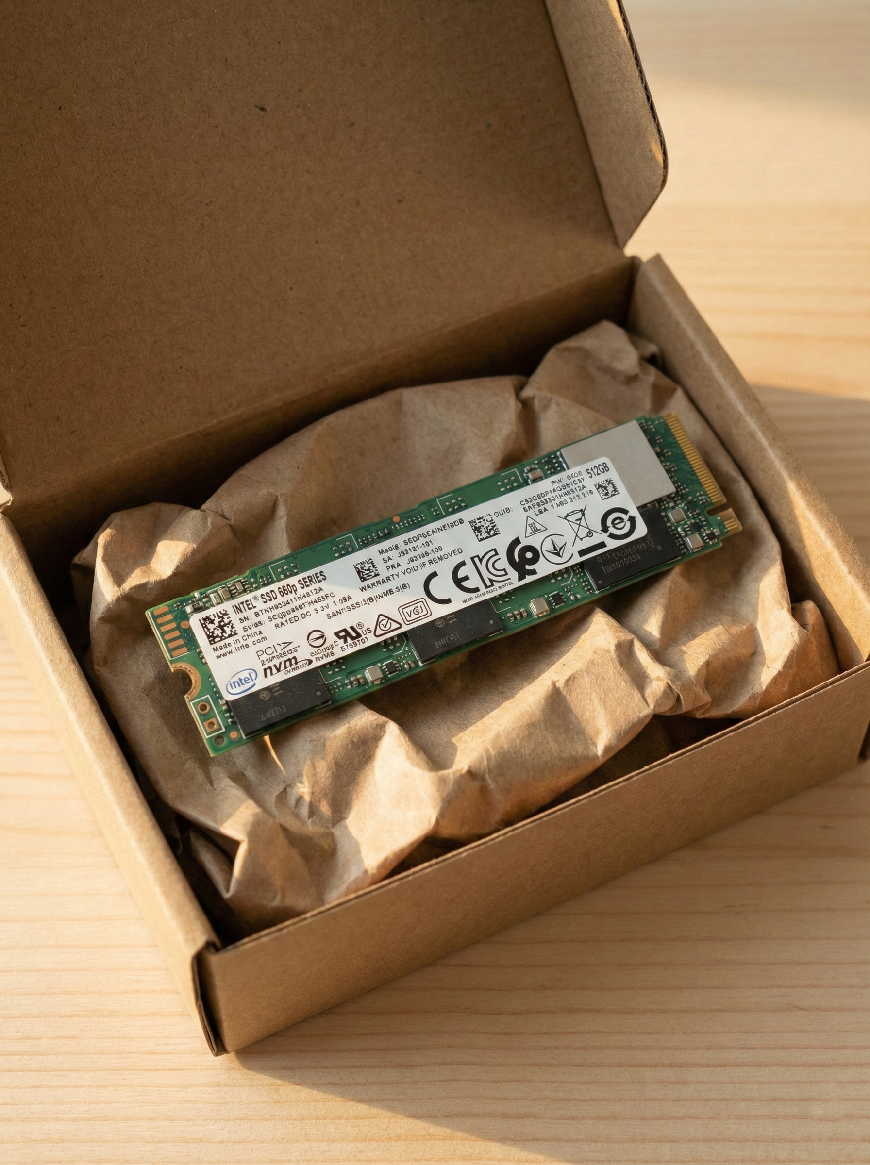 Intel 660p Series SSD - 512 Go NVMe - Reconditionné