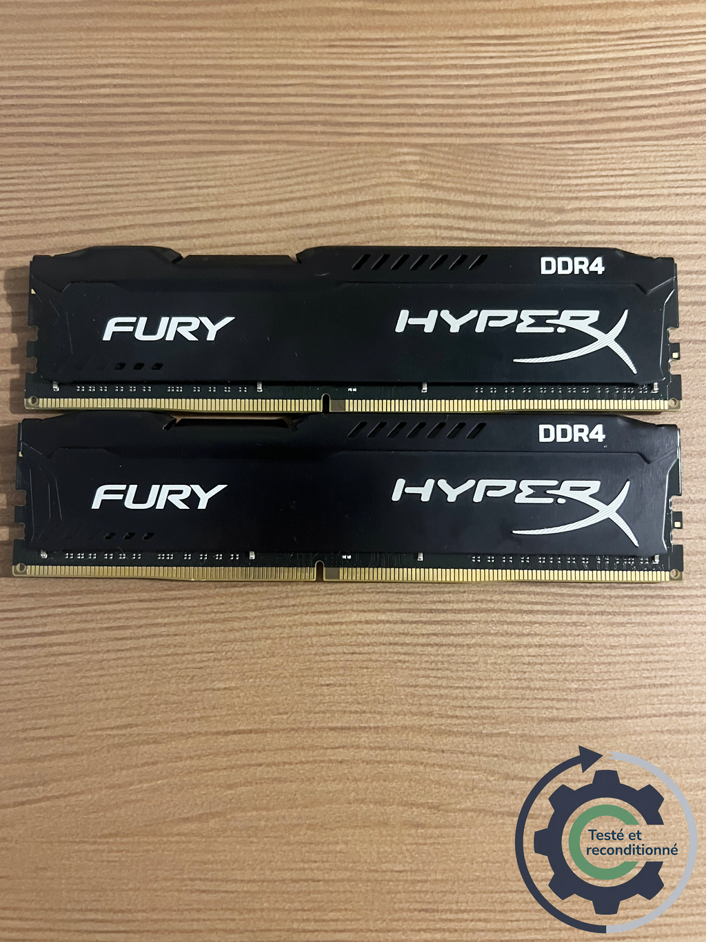 Kingston Fury HyperX - 16 Go (2x8 Go) - DDR4 3200 MHz CL16 - Reconditionnée