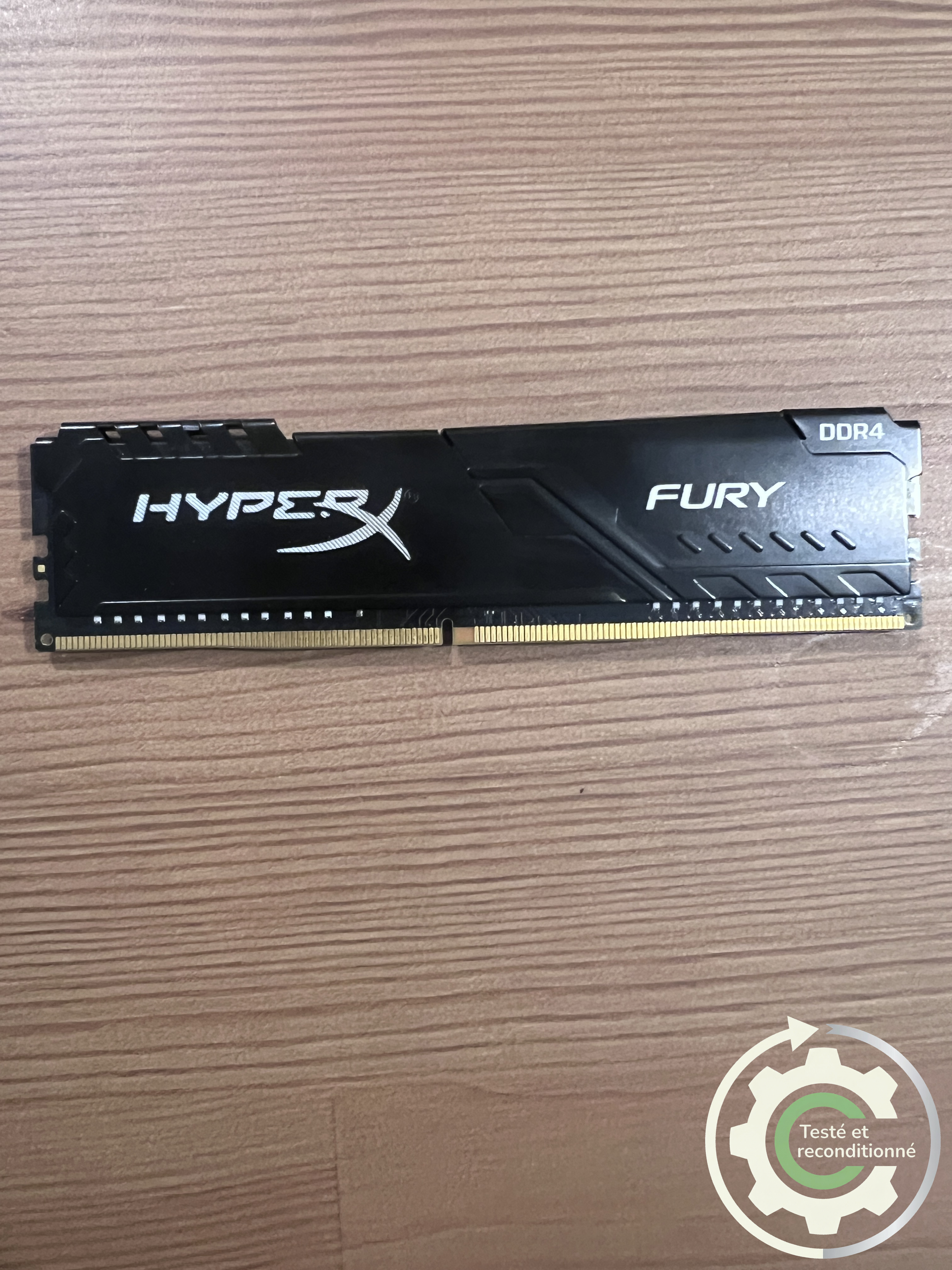 Kingston HyperX Fury - 8 Go (1x8 Go) - DDR4 2666 MHz CL16 - Reconditionnée