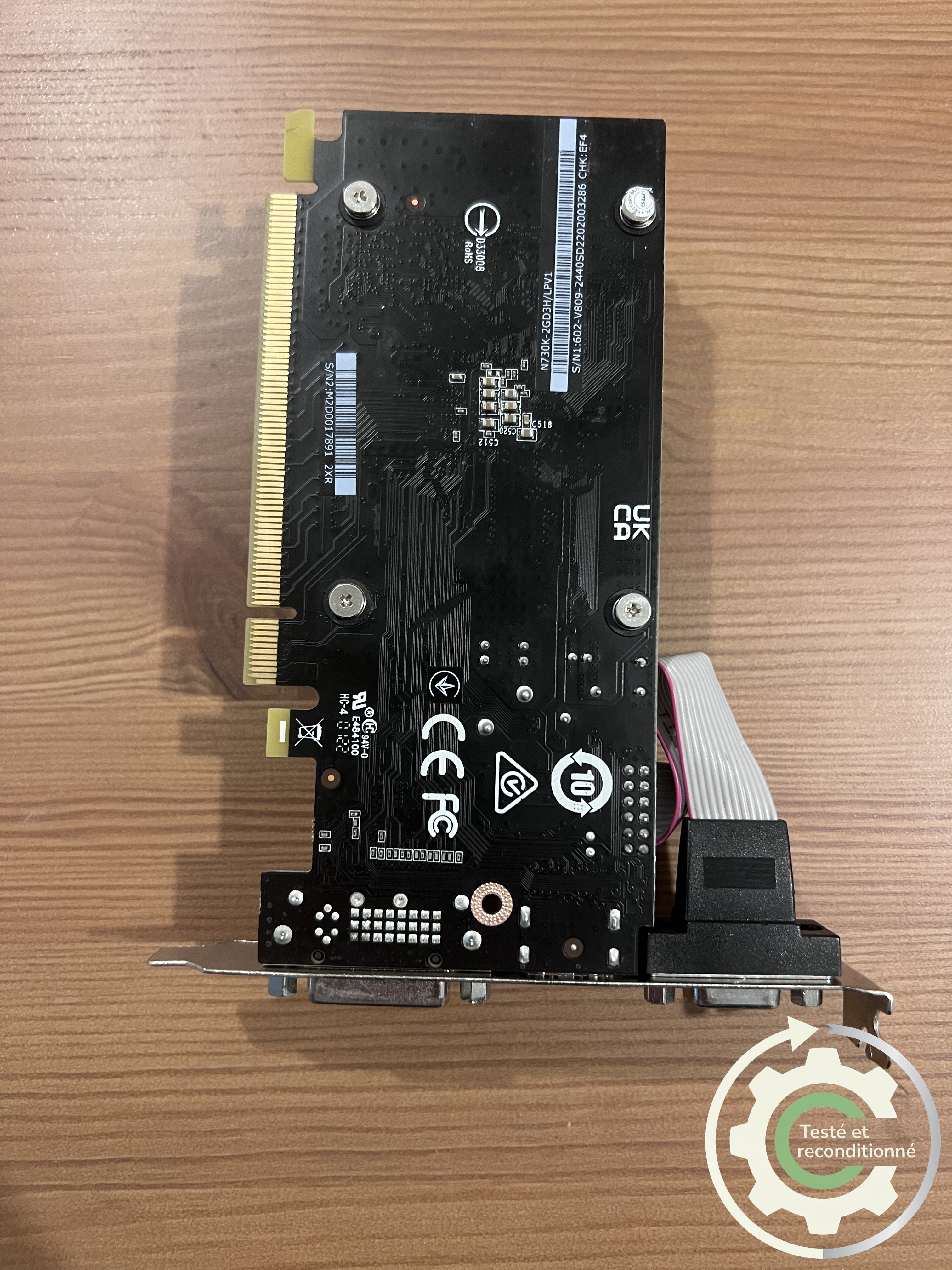 MSI GeForce GT 730 N730K-2GD3H/LPV1 - Reconditionnée