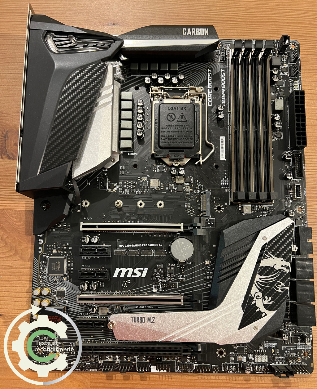 MSI MPG Z390 GAMING PRO CARBON AC - Reconditionnée