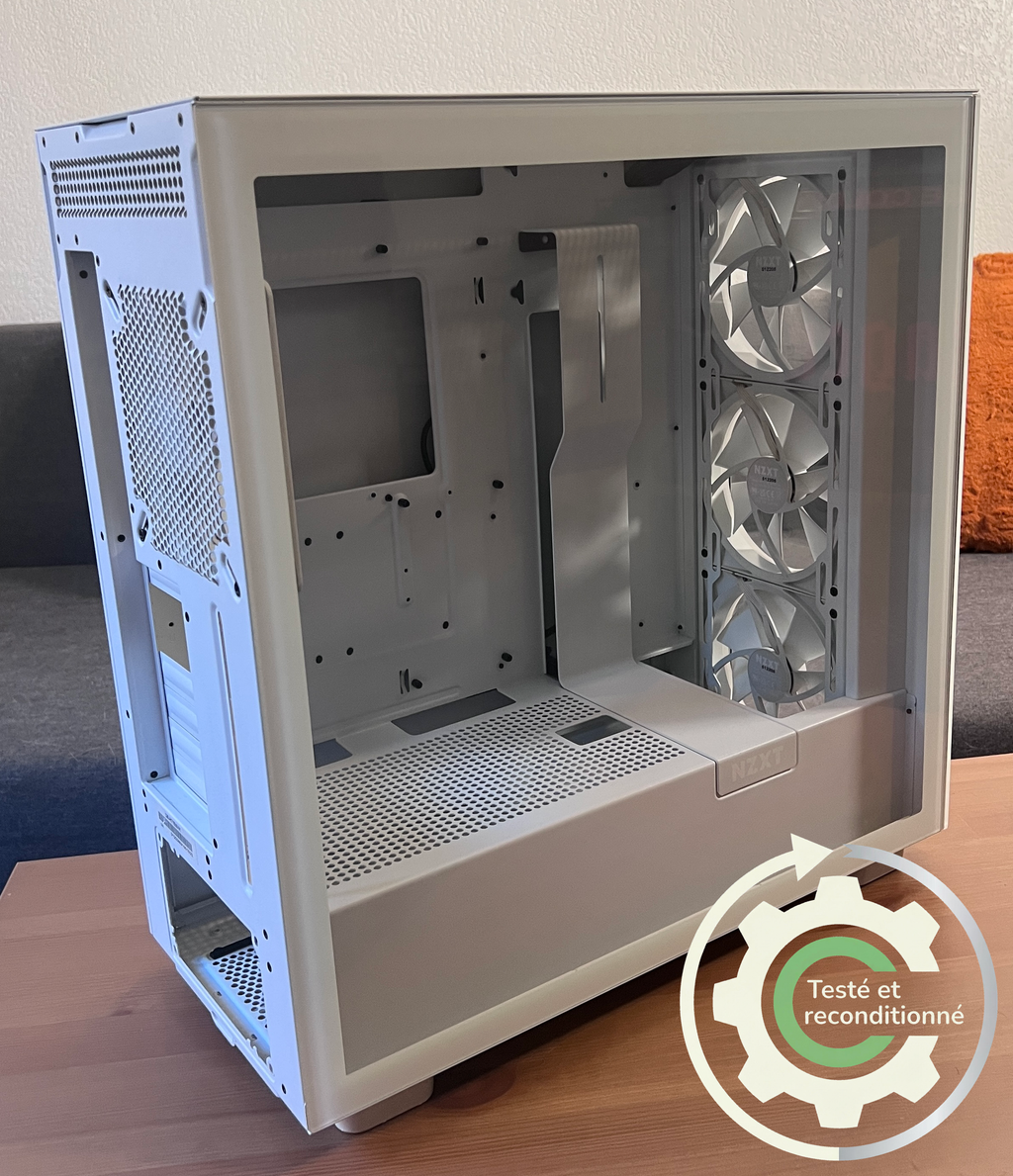 NZXT H7 Elite - Blanc RGB - Reconditionné