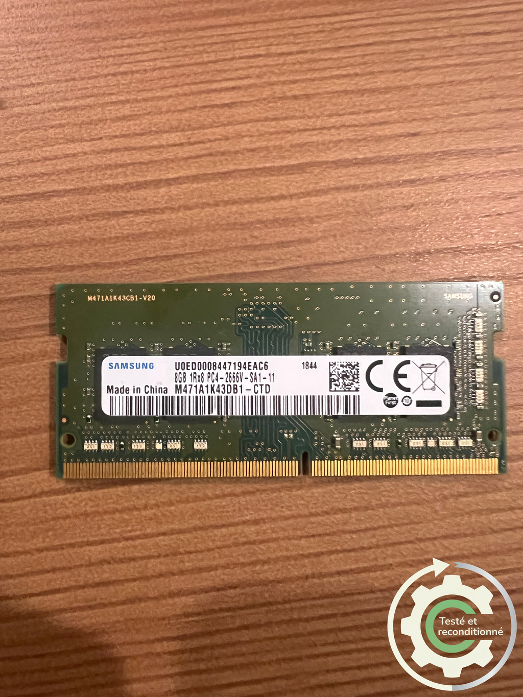 Samsung M471A1K43CB1-CTD - 8 Go - DDR4 2666 MHz - Reconditionné