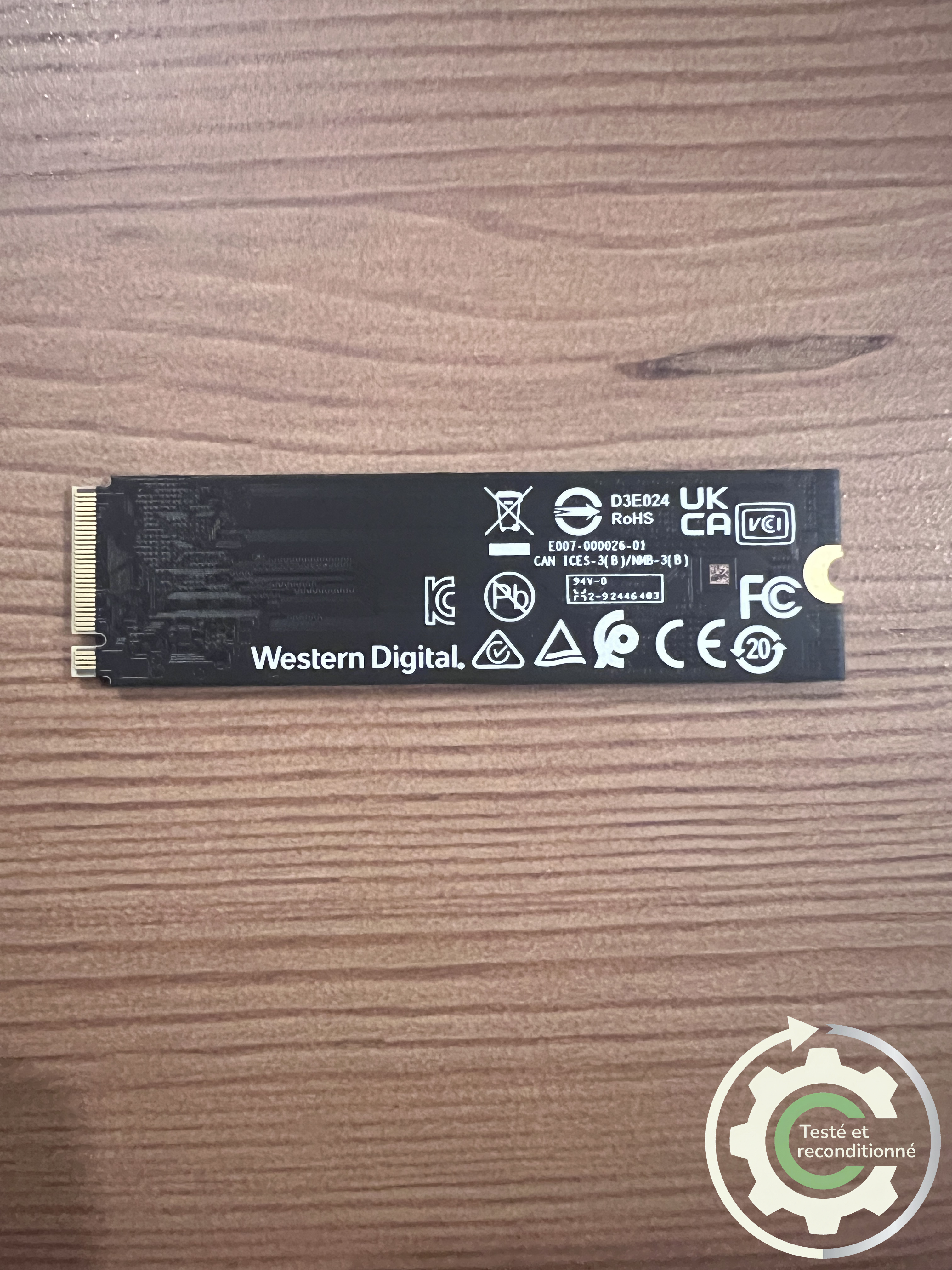 Western Digital WD Black SN770 SSD - 2 To NVMe - Reconditionné