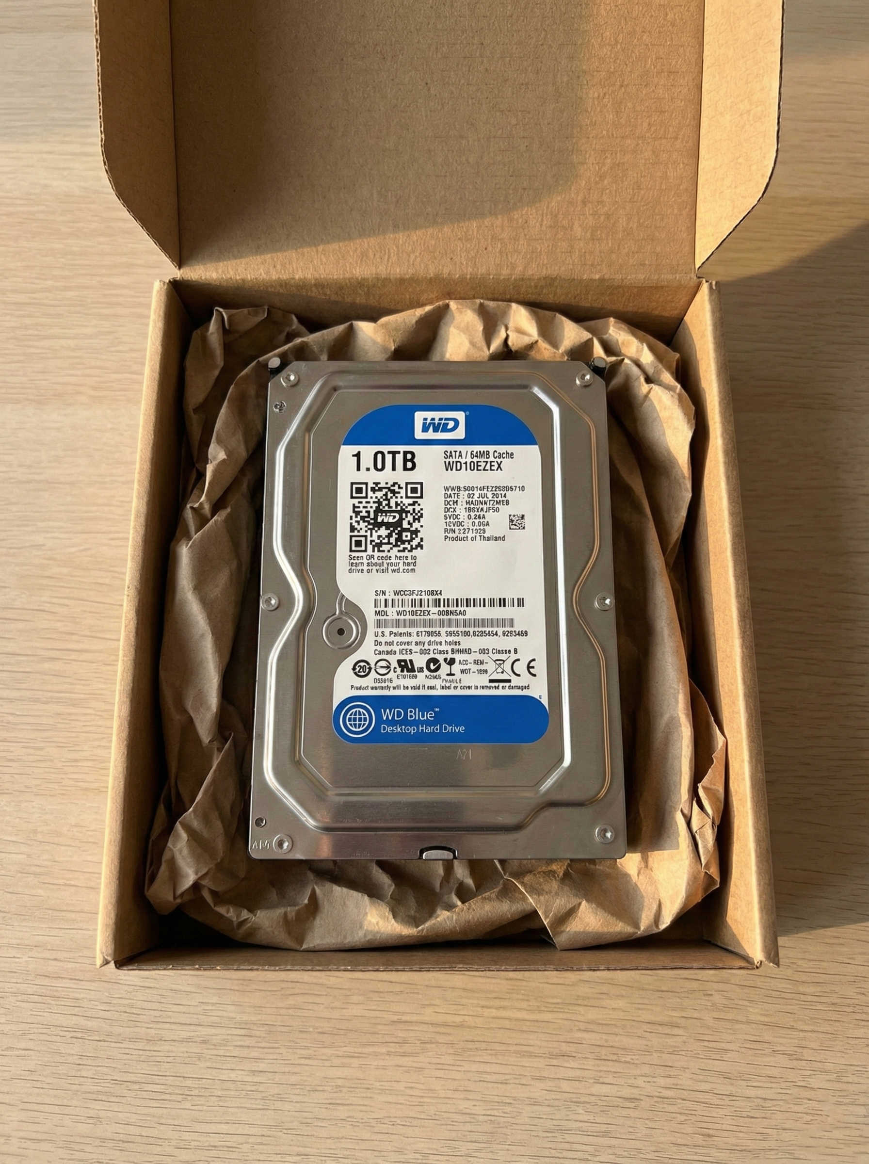Western Digital WD Blue - WD10EZEX 1 To - Reconditionné